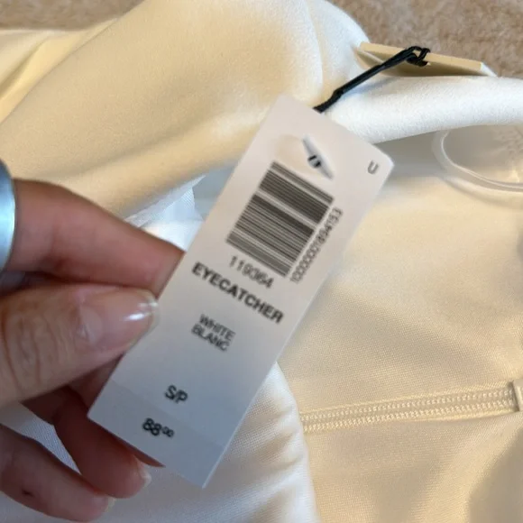 Aritzia Off-Shoulder White Top - Picture 2 of 3